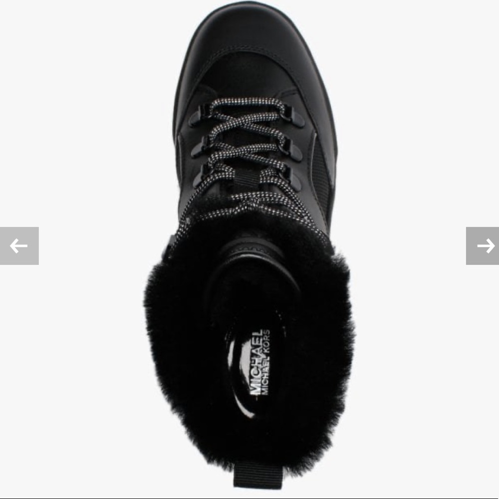 MICHAEL KORS Brooke Fur Chunky Hiking Ski Boot - Picture 11 of 11
